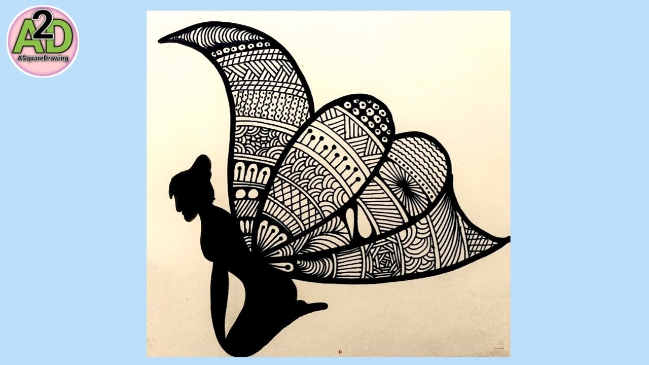 Butterfly Mandala Art | Mandala Art Butterfly | Butterfly with Mandala Art