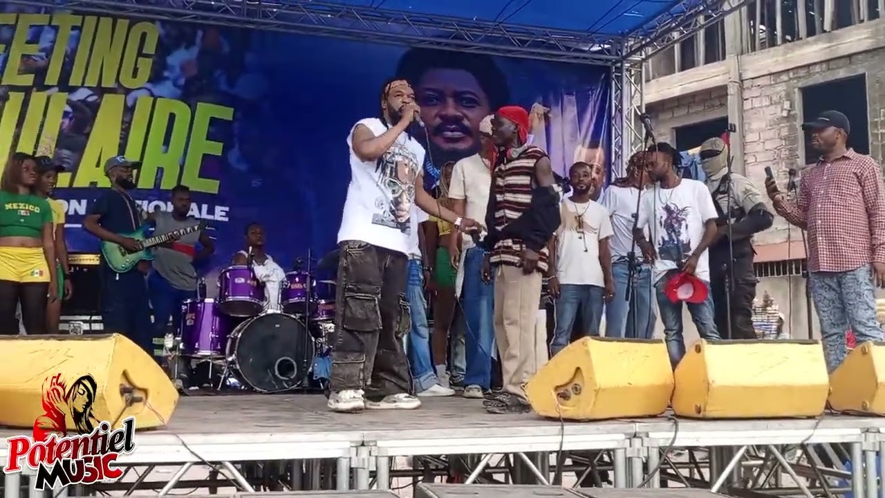 POTENTIEL MUSIC: CONCERT DE CLINTON KALONGI AU TERRAIN D'ASSOSA DE KASA VUBU