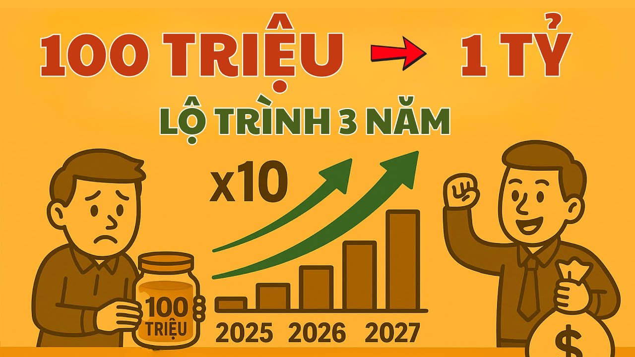 Từ 100 Triệu Th&agrave;nh 1 Tỷ - Lộ Tr&igrave;nh T&agrave;i Ch&iacute;nh 3 Năm | Tư Duy Mở