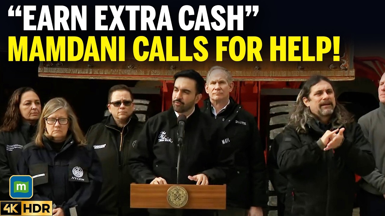 ‘Earn Extra Cash’: NYC Mayor Mamdani Makes Urgent Call After Snowstorm