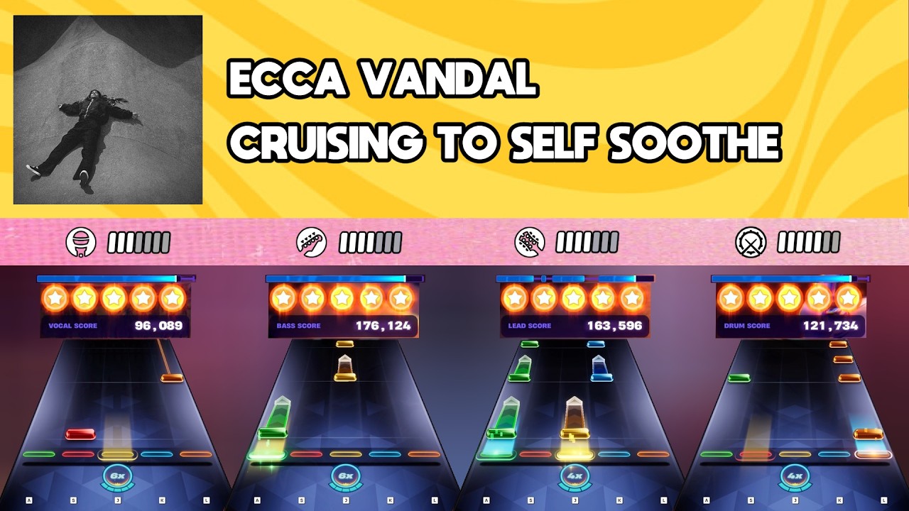 [Fortnite Festival] Ecca Vandal - CRUISING TO SELF SOOTHE || All Instruments Expert 100%