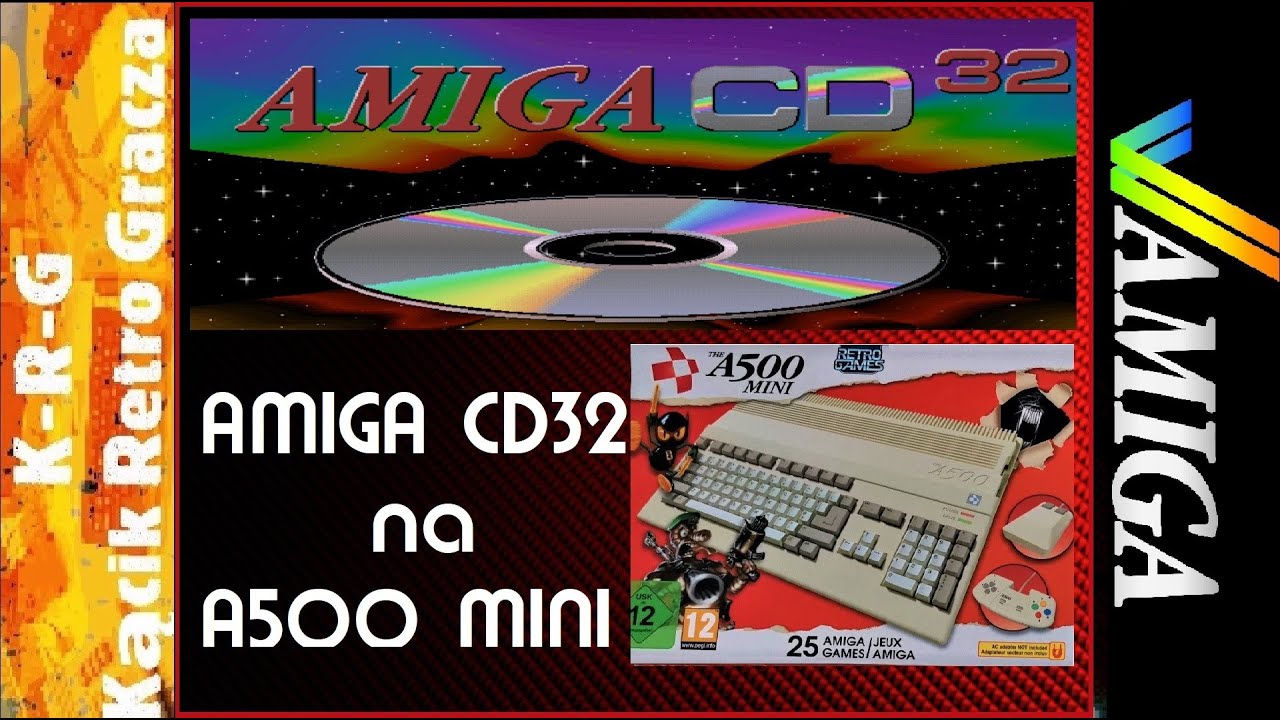 GRY Z AMIGI CD32 na A500 MINI !!!