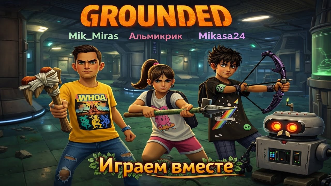 Прохождение Grounded. Часть 8. Сюжет: отдаём суперчип БУРГЛу в Лаборотории под дубом