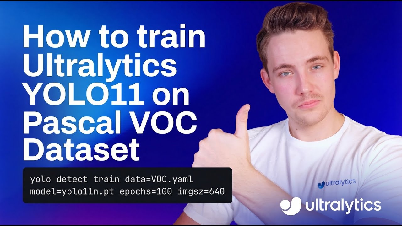 Как обучить модель Ultralytics YOLO11 на наборе данных Pascal VOC | Обнаружение объектов | Компью...