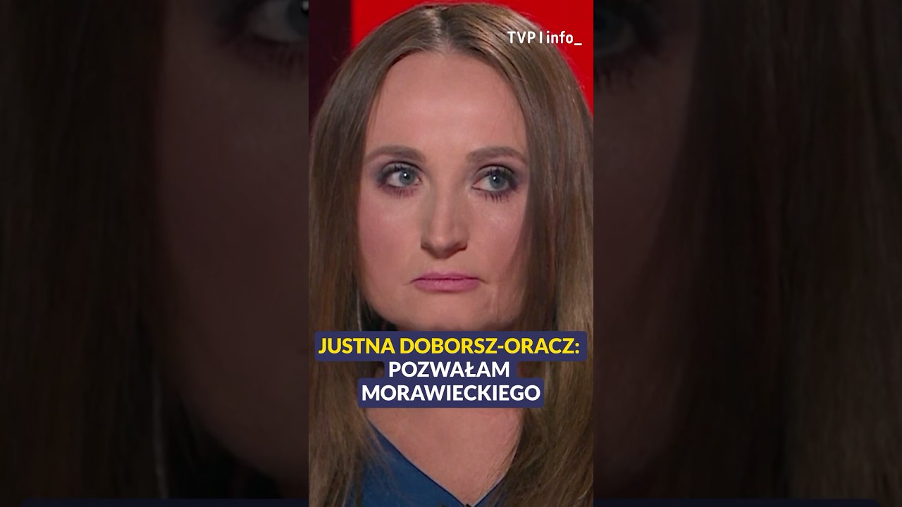 Justyna Dobrosz-Oracz: pozwałam Mateusza Morawieckiego #polityka #polska #shorts