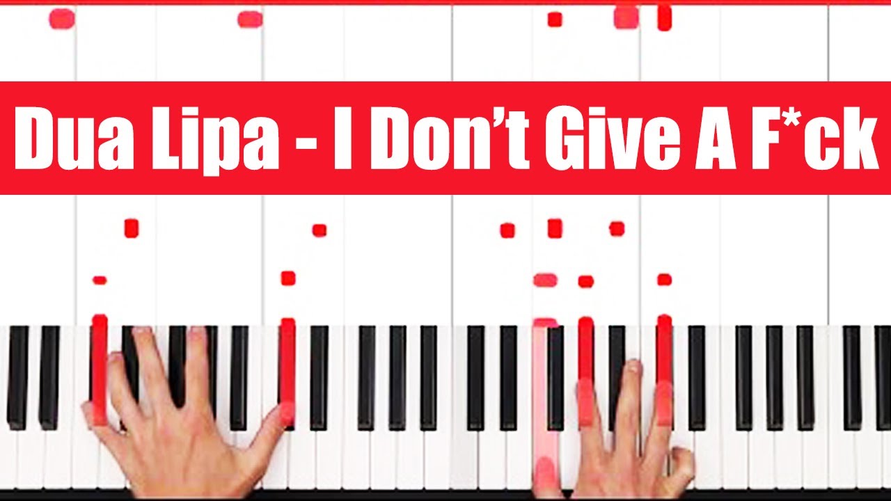 IDGAF Piano - How to Play Dua Lipa IDGAF Piano Tutorial!