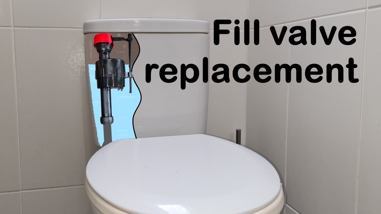 Toilet repair - fill valve replacement
