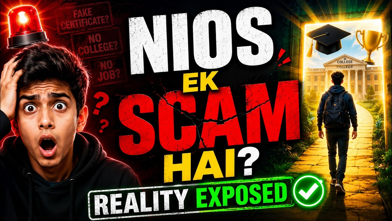 NIOS Ek Scam Hai? | 7 Biggest Myths Busted #nios #niosadmission2026 #nios2026 #niosexamupdates
