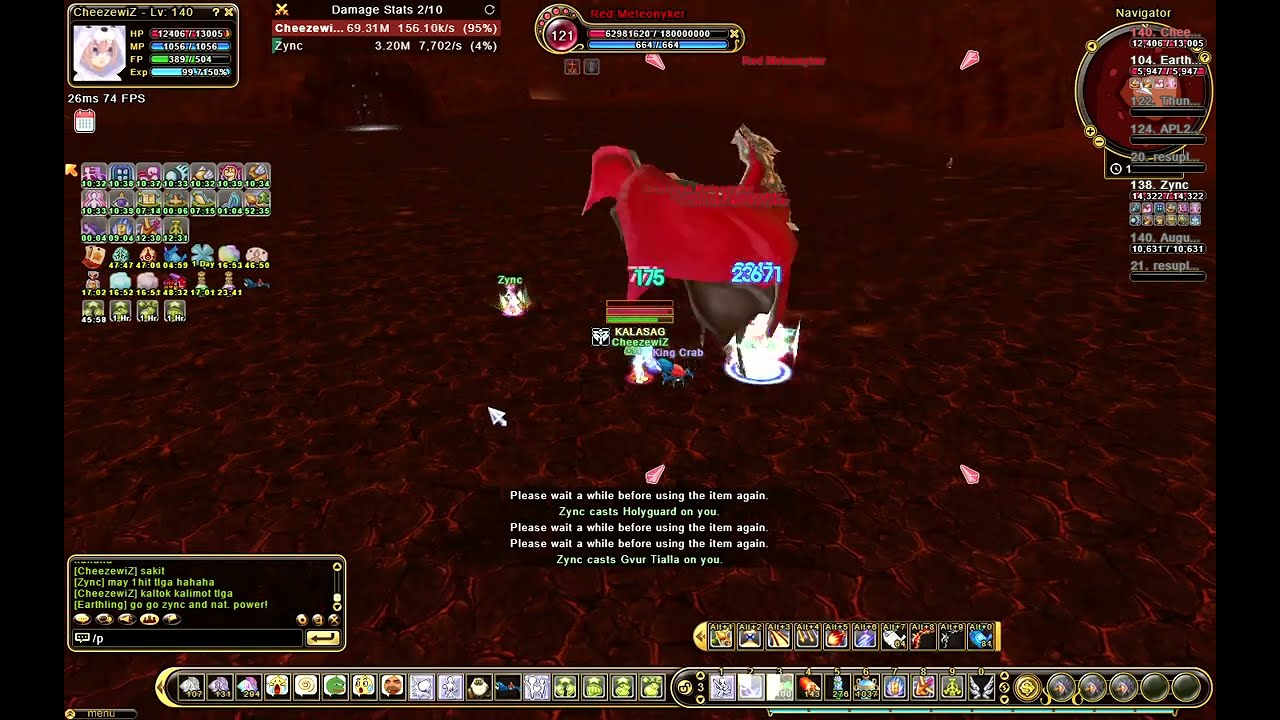 Flyff Universe Mia - Ranger solo DPS Red Meteonyker 20min run