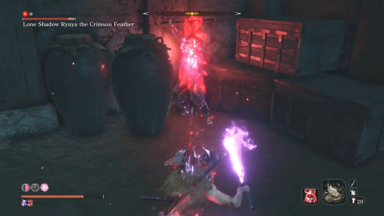 Sekiro - Lone Shadow Ryuya The Crimson Feathers