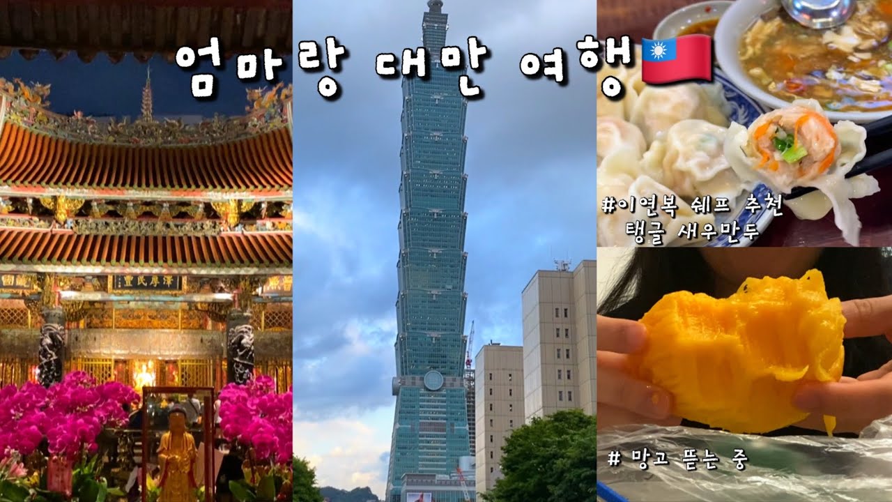 엄마랑 대만여행 ep.2 🇹🇼이렇게만 따라와🙌 대만에서 망고갈비 뜯어보기🥭| 딘타이펑 주문법 •중정기념관,딘타이펑,융캉제,야시장 투어, 발마사지, 시먼딩 구경🍲 