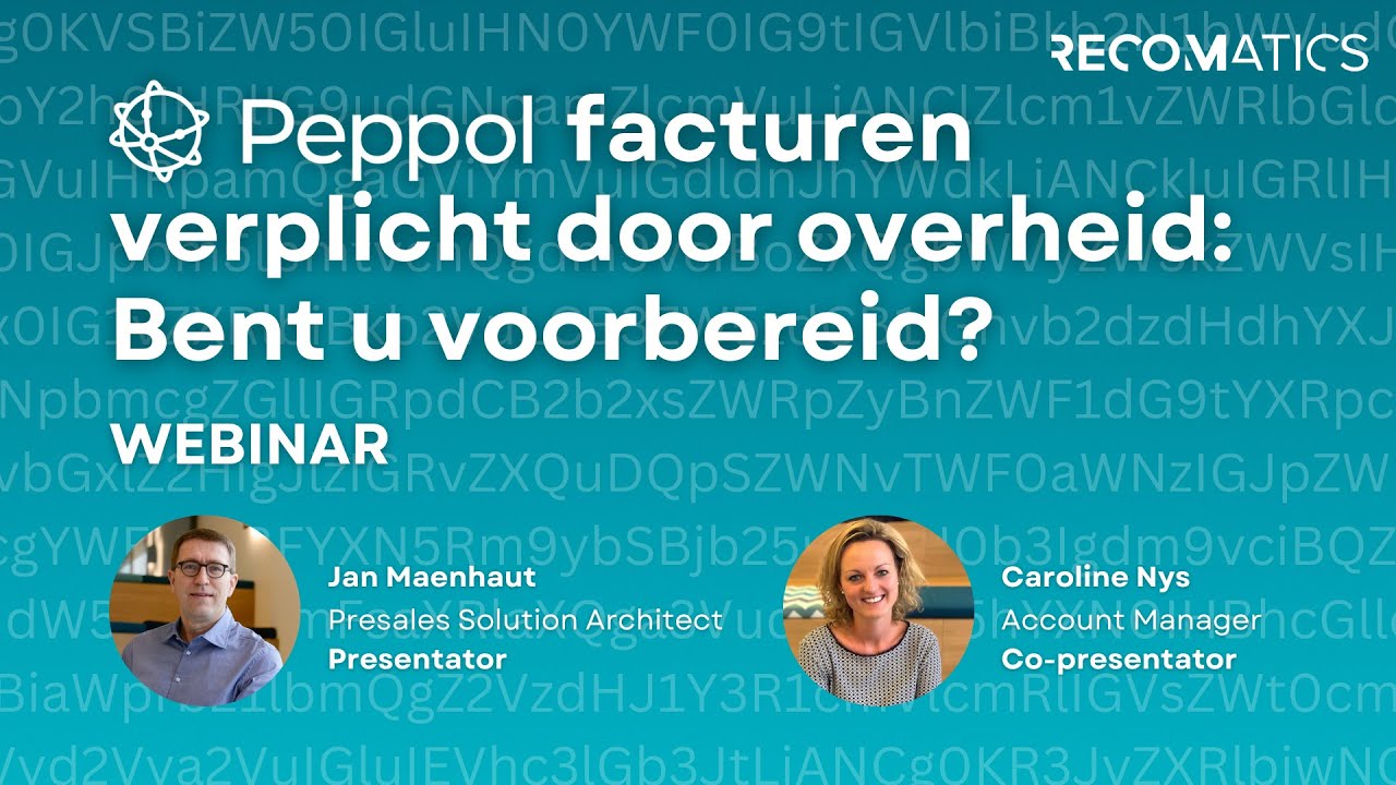 Peppol facturen verplicht door overheid: Bent u voorbereid?
