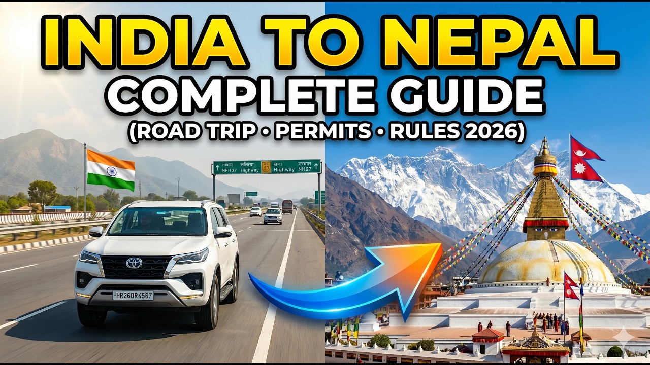 🇮🇳 India से 🇳🇵 Nepal कैसे जाएं? | Vehicle Permit, Rules & Complete Travel Guide 2026