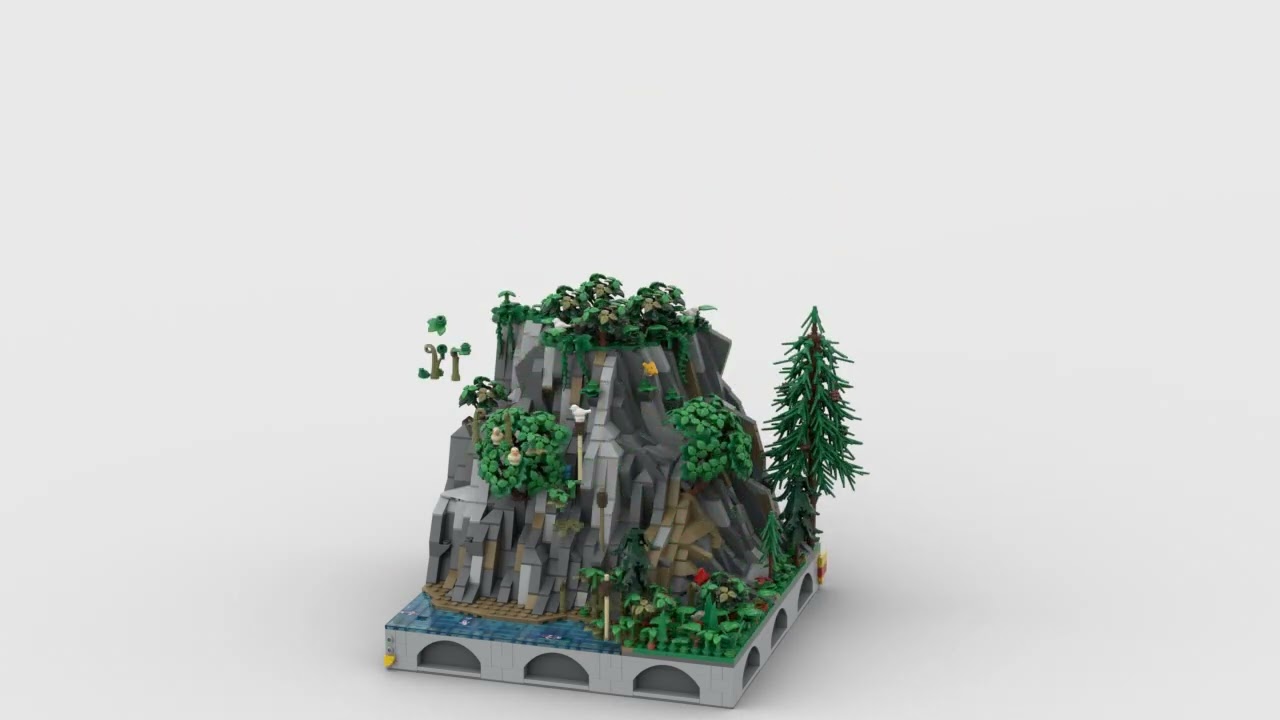 Castle Hohengeroldseck Part 1 German MOC Castle Building Blocks by @SirPercevalbuildingacastle