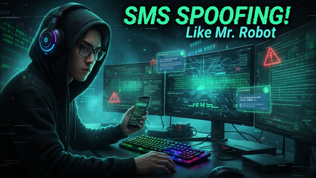 Взлом с помощью SMS | Подмена SMS, как в сериале &laquo;Мистер Робот&raquo;! Демонстрация этичного хакинга и ...
