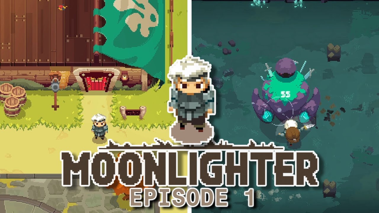 The Double Life of a Merchant and a Hero - Moonlighter [1] cozy gameplay | no commentary