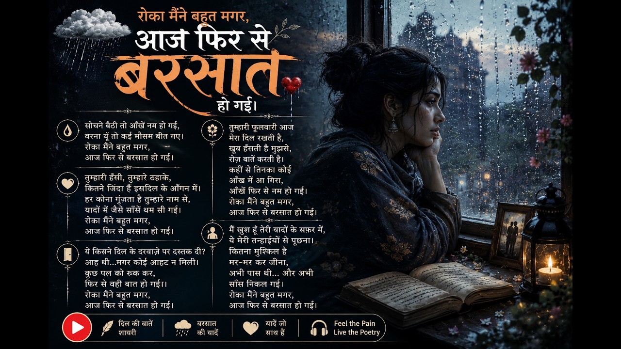 सोचने बैठी तो आँखें नम हो गईं
