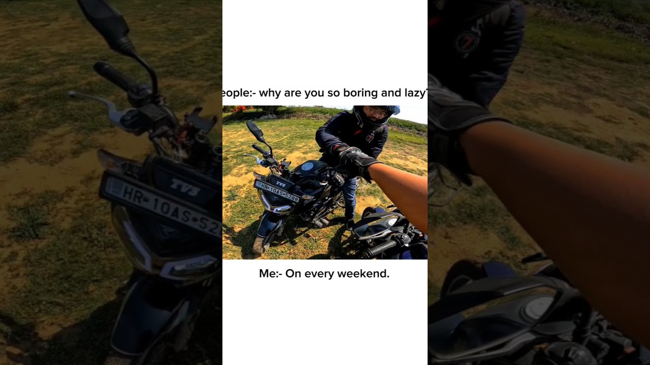 bike riding is a stress buster #bike #delhipeople #delhi #weekendride #morningride #viralshort