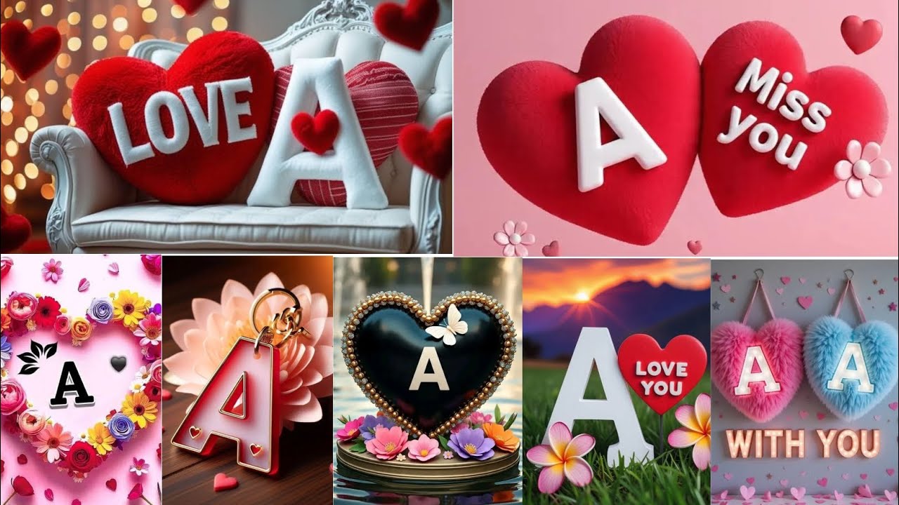 A🥀 Love Name Status Video | A💞 New Name Status Video ❤️‍🩹| New Name Art' Status Video 🥰| 