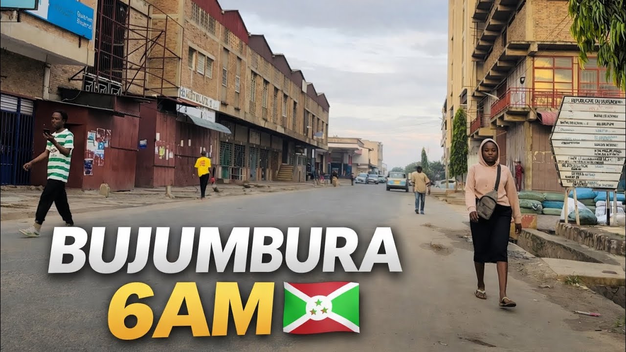 Bujumbura at 6 AM 🇧🇮 | The City Wakes Up in Buyenzi