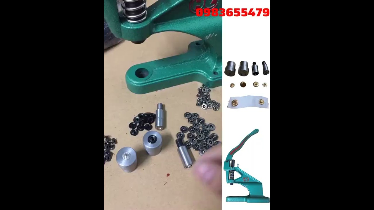Khuôn Đóng Ô rê + Khuôn cúc 4 chi tiết