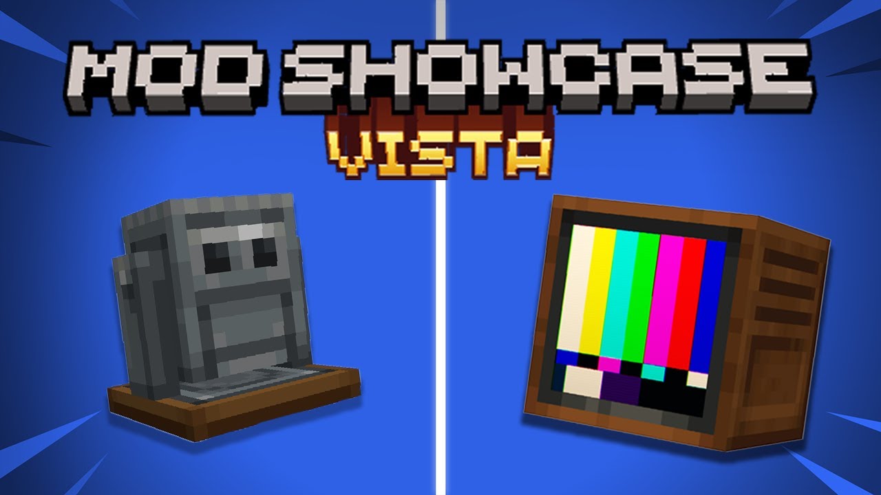 Working Cameras & TVs in Minecraft | Vista Mod Showcase