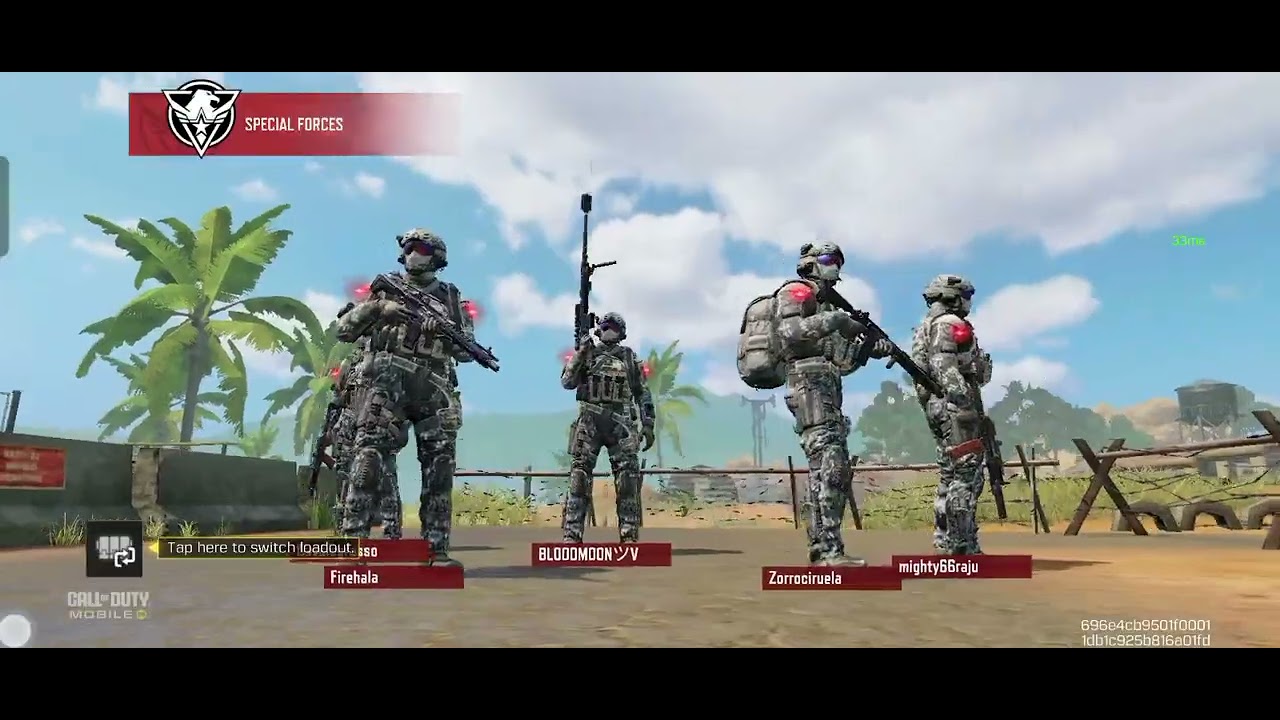 Frontline team death match-ranked match 