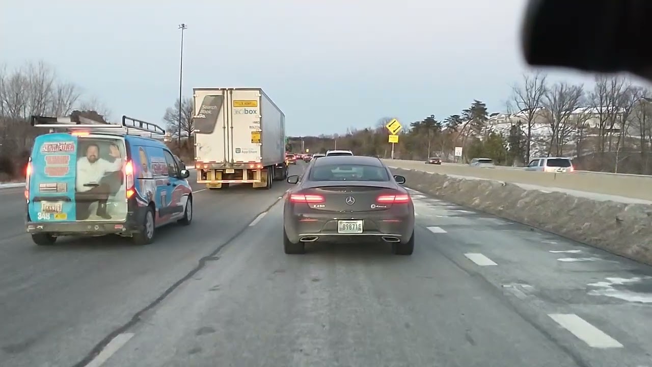 Merging Onto I-95 North | Maryland Dashcam (No Narration)