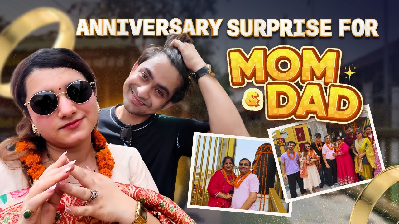 Special Anniversary Surprise for Mom & Dad 🎉❤️
