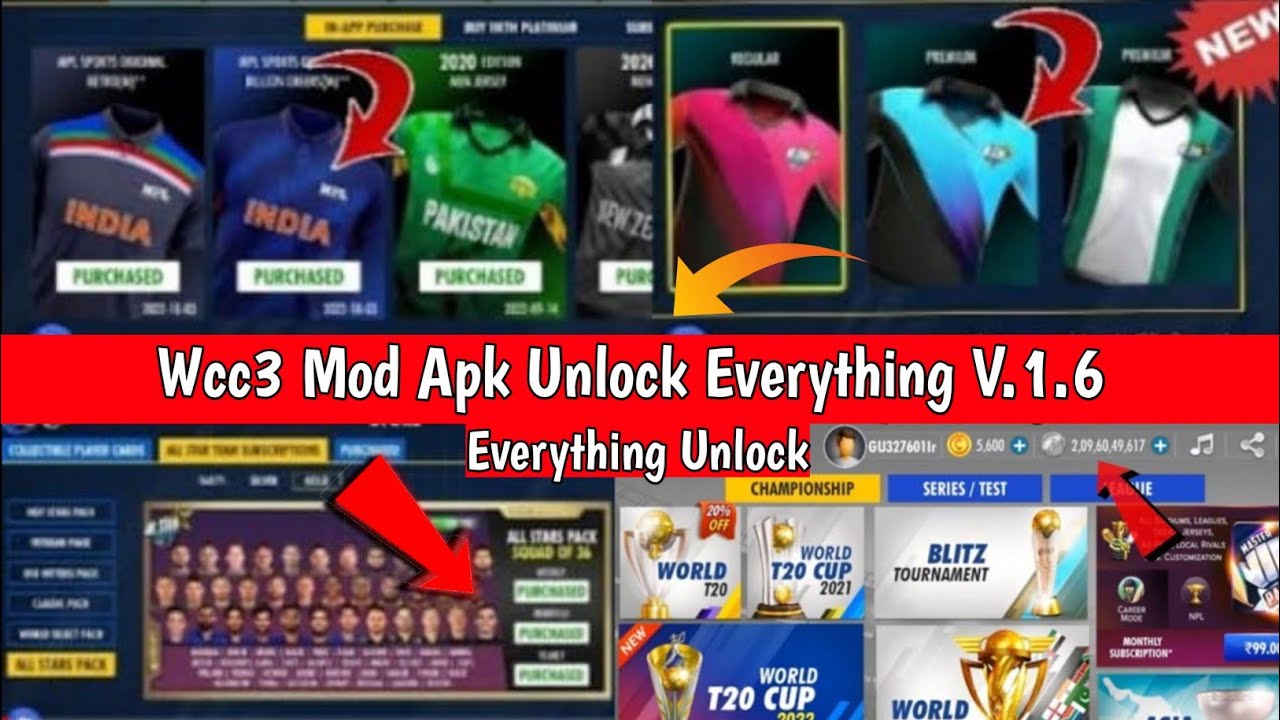 Wcc3 Mod Apk V.1.6 Unlock Everything NPL & Career Mode Unlock WNPL Free WCC3 Mega Hack! 100% Working