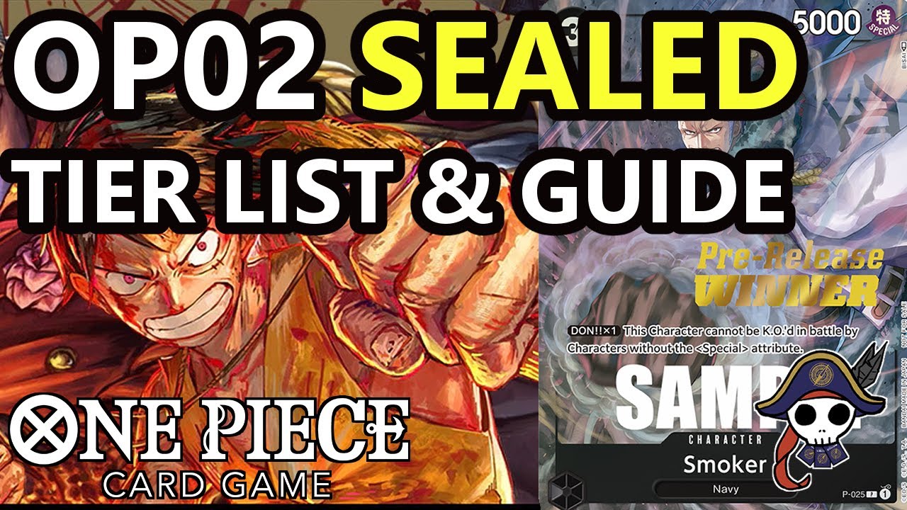 [OP02] SEALED PARAMOUNT WAR PRE-RELEASE TIER LIST & GUIDE & SAMPLE DECK - One Piece Card Game