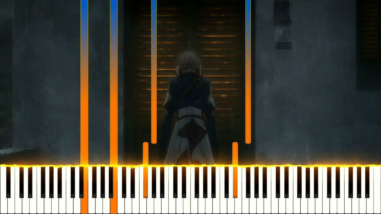 Violet Evergarden The Movie - Tears in the Rain Piano