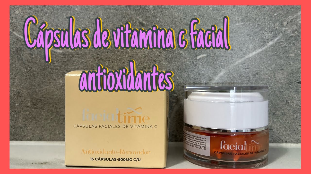 CAPSULAS DE VITAMINA C FACIAL TIME ANTIOXIDANTES -RENOVADORAS anti- manchas