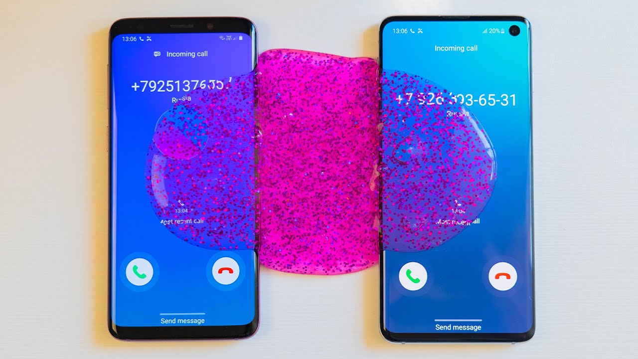 Slime & Samsung Galaxy S9 vs S10 incoming call
