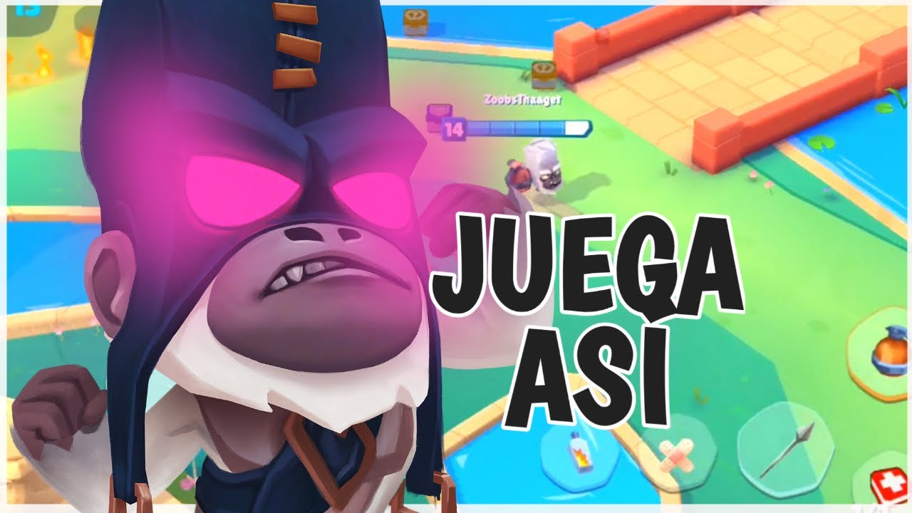 TUTORIAL | Como JUGAR con BRUCE en ZOOBA | gameplay