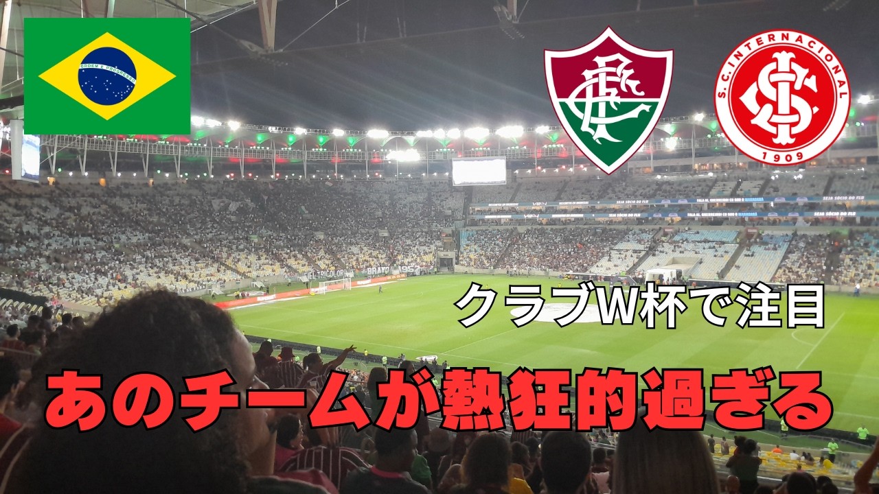 【チケット激安】世界ベスト4のスタジアム、全員総立ちで雰囲気が圧倒的過ぎた、、、 フルミネンセ対インテル