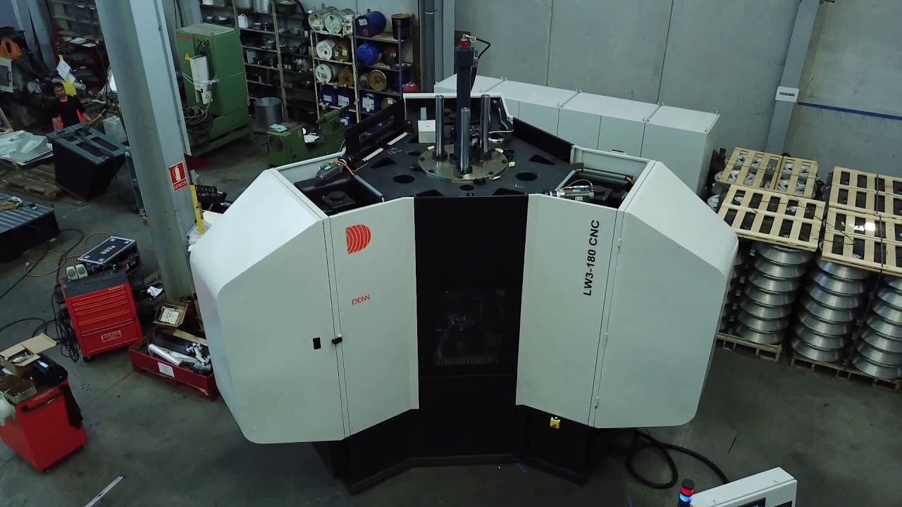 DENN LW3-130 vertical flow forming machine