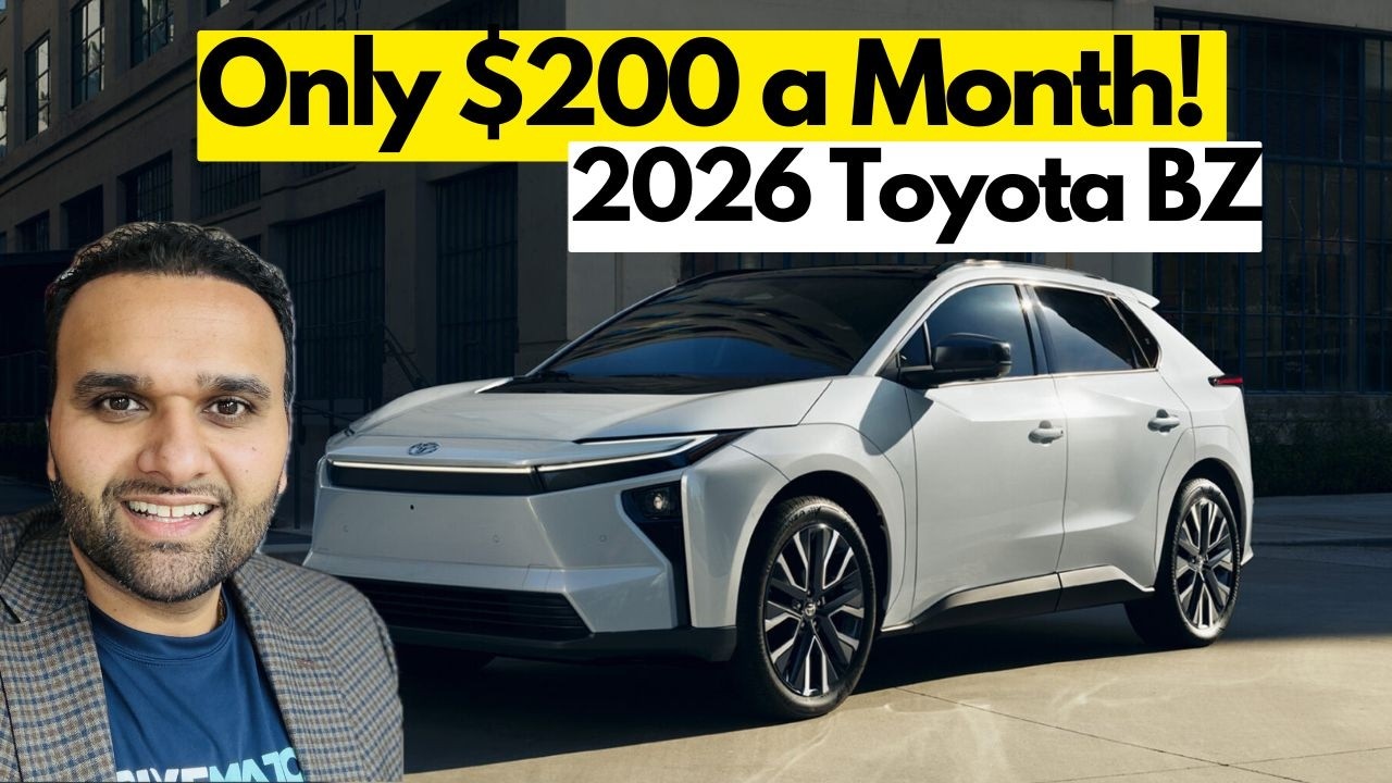 Toyota BZ 2026 года может стать самым выгодным предложением по лизингу в Америке!