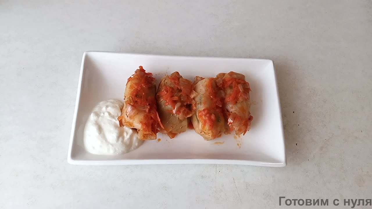 Голубцы с куриным филе