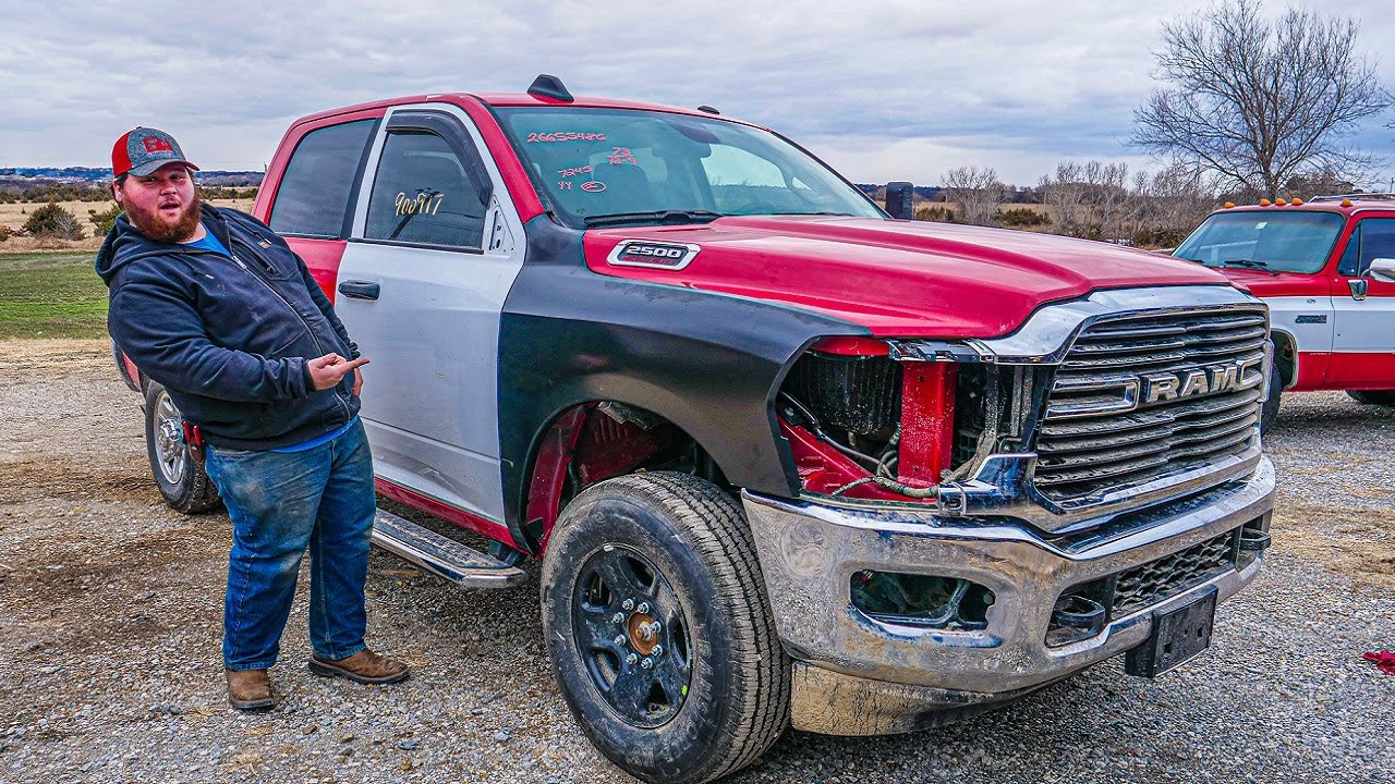 Начинаем восстанавливать разбитый Ram 2500 Cummins 2019 года выпуска
