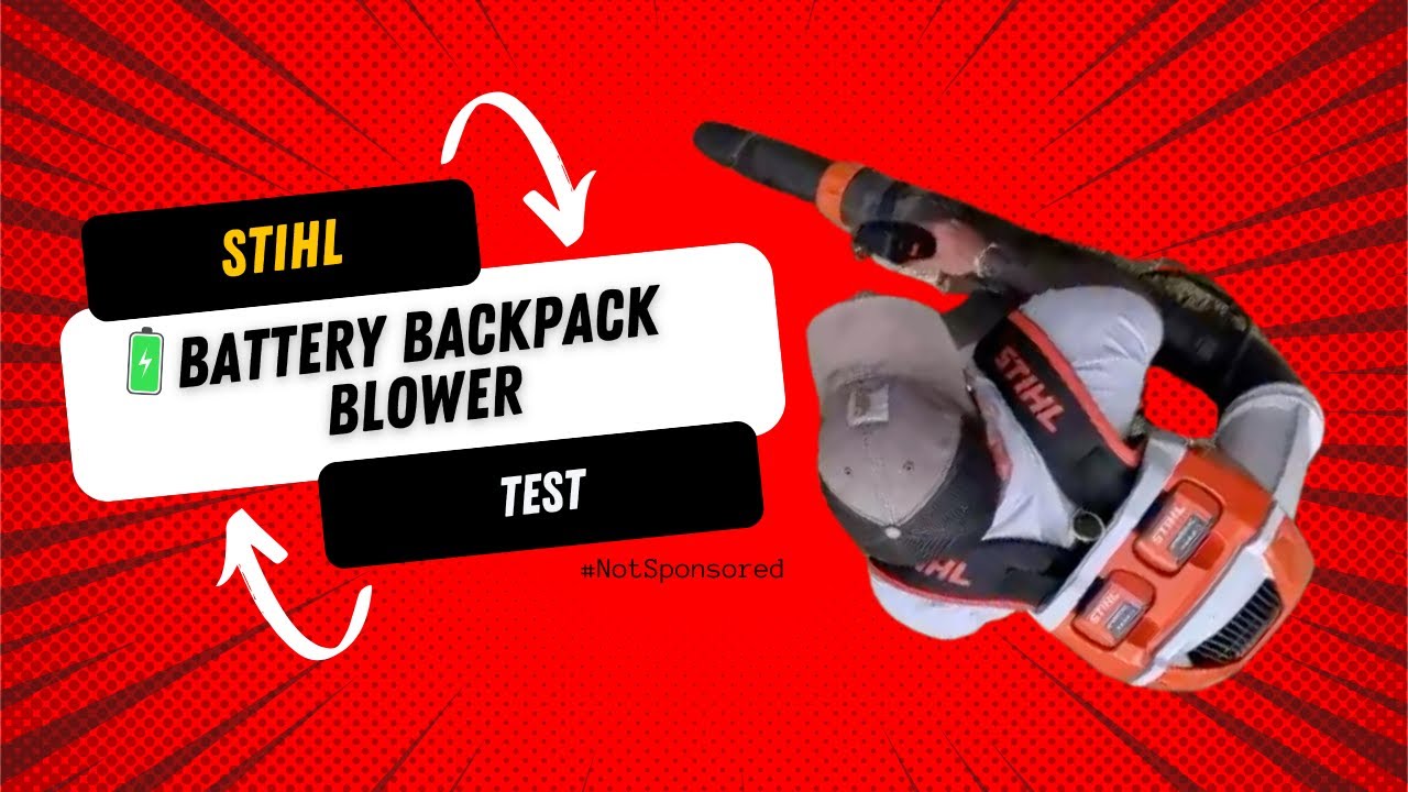 1st time Ive been impressed by a BATTERY Backpack Blower