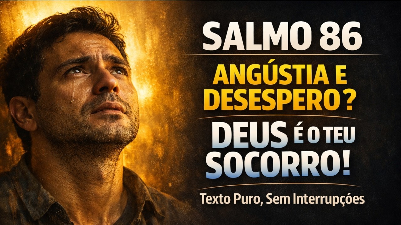 Salmo 86: A Angústia e Aflição estão Insuportável? Clame pela Misericórdia de Deus, Ele te Socorrerá