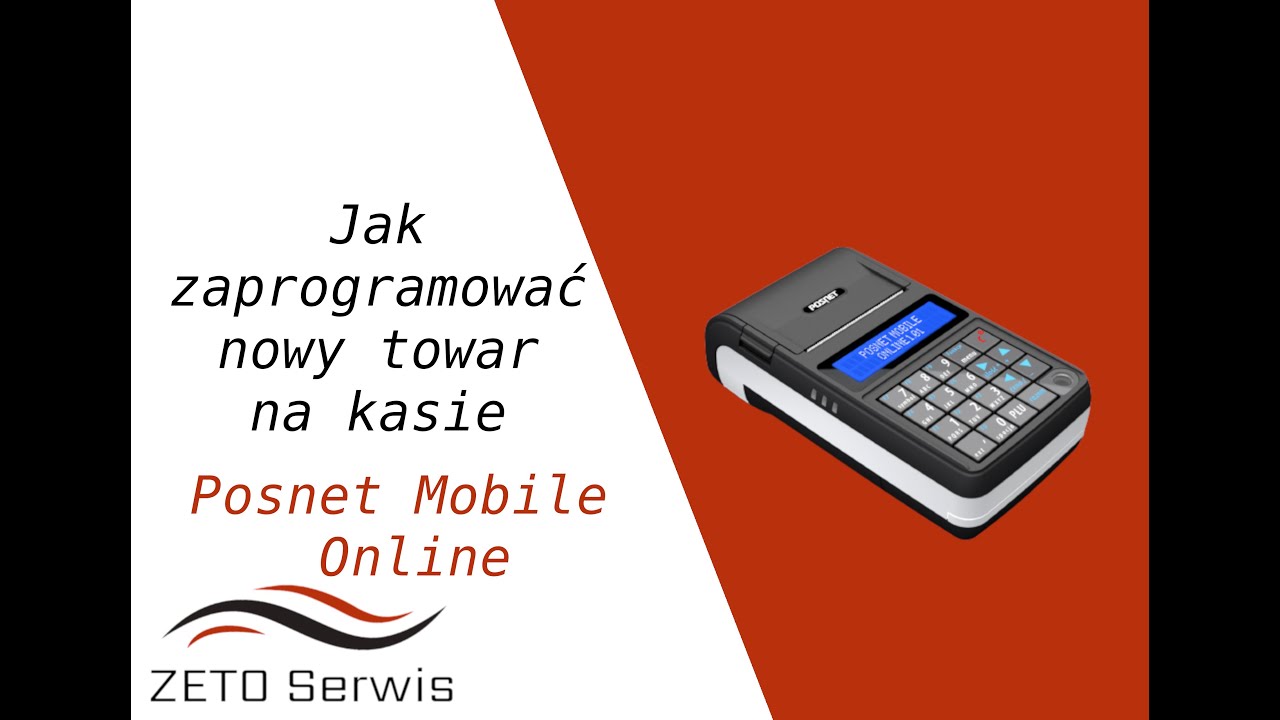 Jak zaprogramować nowy towar na kasie Posnet Mobile Online