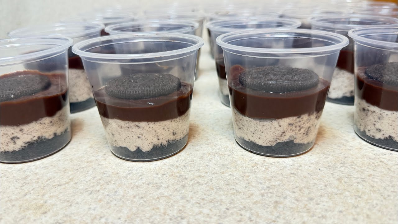 NoBake Oreo Chocolate Truffle Cheesecake cups under 30mins #kidsfriendlyrecipe #food #dessertrecipe 