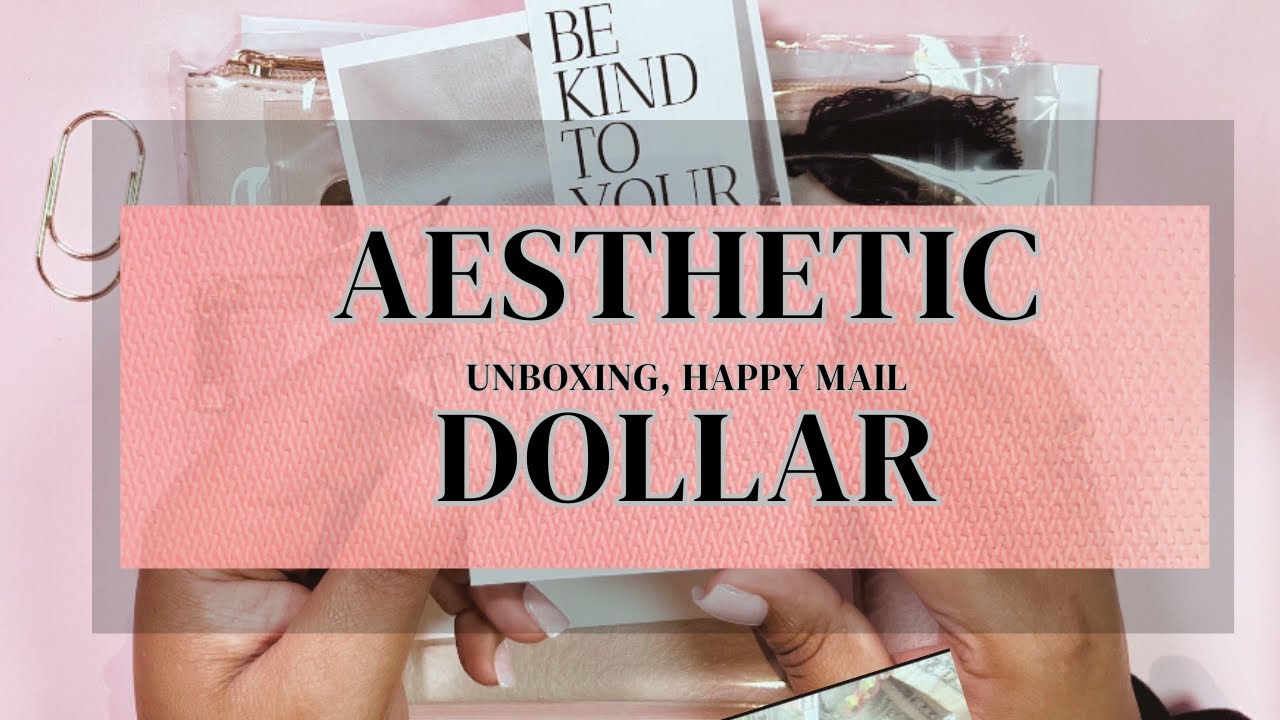 @theaestheticdollar Happy Mail | 2024 | New Bank Bag | New Month Ahead Savings Trackers |