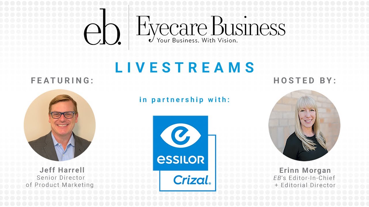 EB x Crizal Rock Livestream Alert! Join us right here on Tuesday, April 13th at 1:15pm ET.