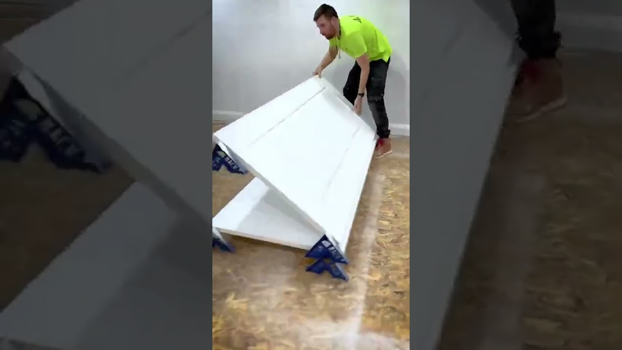 STAK YOUR DOORS- Space Saver when Painting Doors 