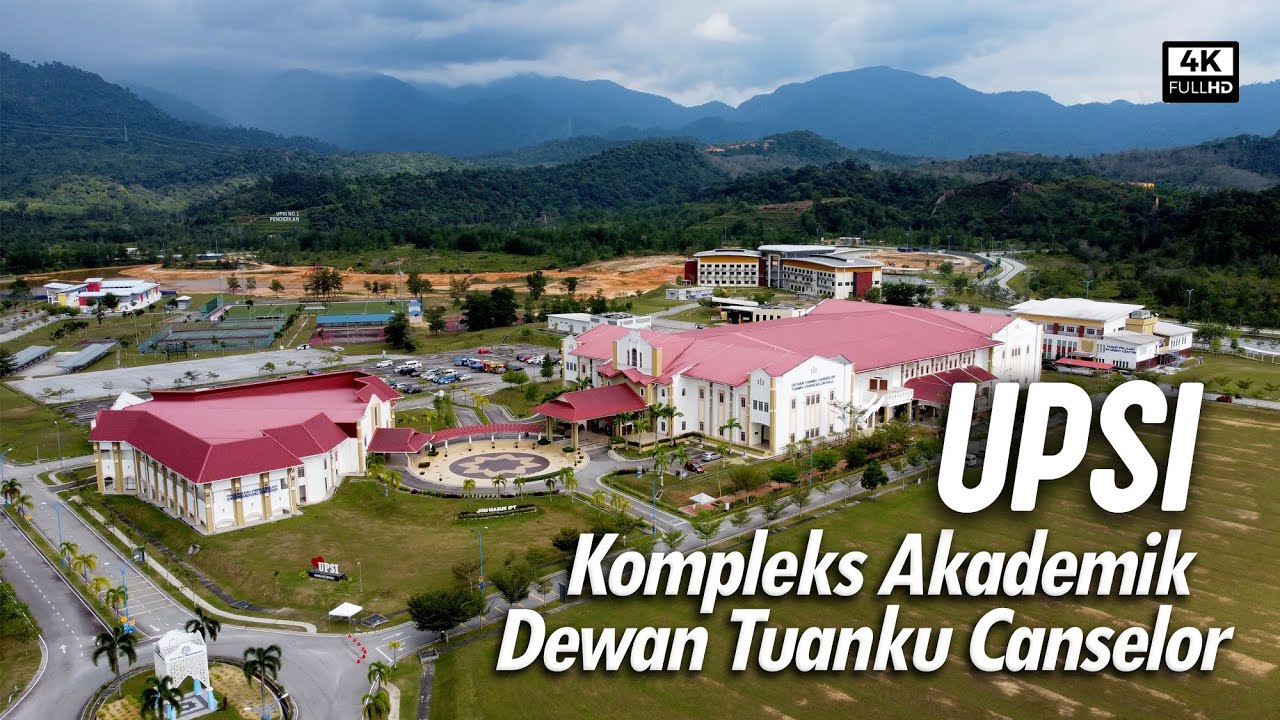 UPSI Kampus SAS, Tg Malim - Dewan Tuanku Canselor, Kompleks Akademik & Scholar's Suites (4k Video)