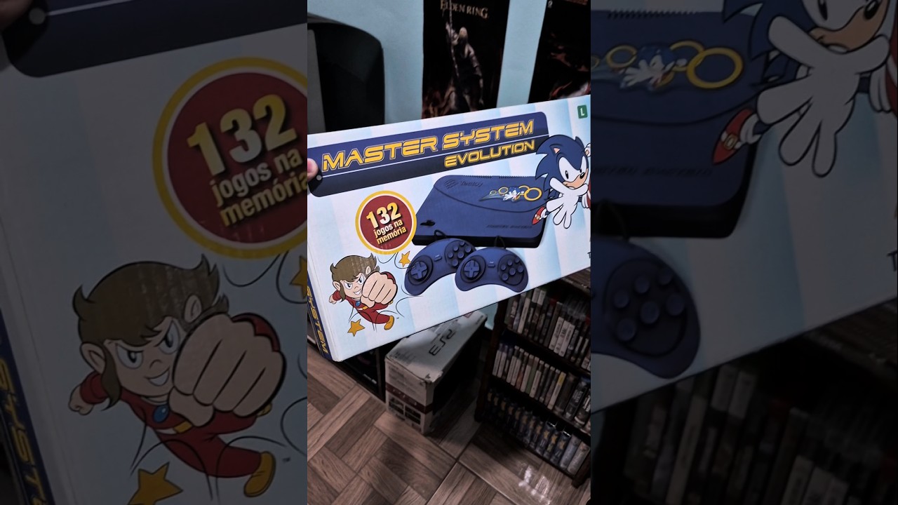 Master System Evolution TecToy! #sega #mastersystem #tectoy #sonic #sonicthehedgehog #videogame #top