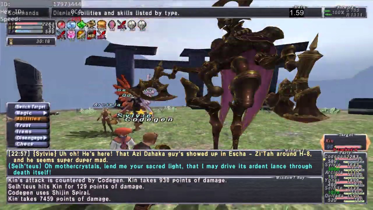 FFXI Monk 99 solo of more 2019 endgame content: Yilan, Omen Mid Bosses